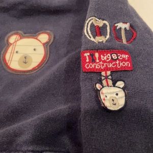 Y2K Carter’s hoodie top baby blue bear baby sweatshirt boy 18 24 M Months
